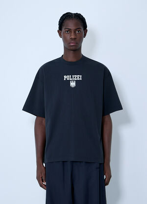 Vetements Polizei T-Shirt Black vet0162006