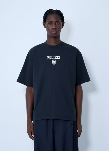 Polizei T-Shirt Vetements Polizei T-Shirt Black vet0162006