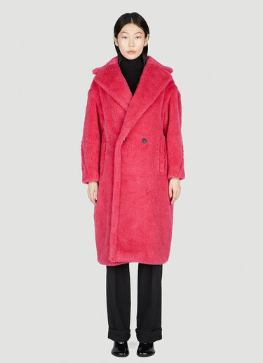 Max Mara Teddy Bear Icon Coat Pink max0253021