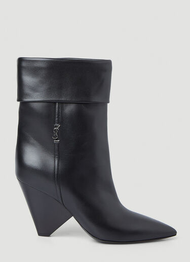 Saint Laurent Niki Monogram Boots Black sla0246086