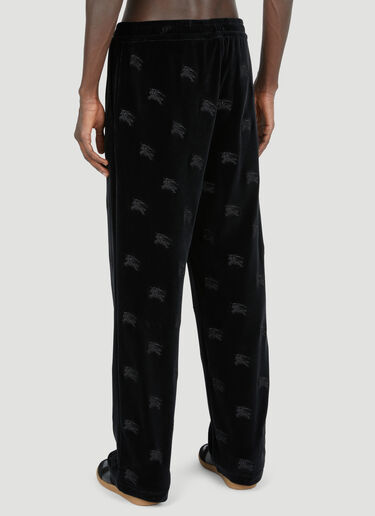 EKD Velvet Track Pants Burberry EKD Velvet Track Pants Black bur0153022