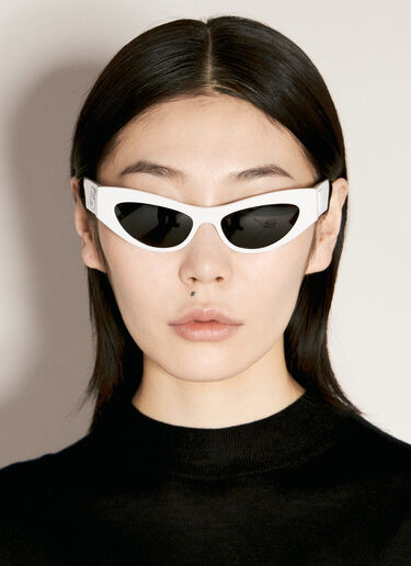 Dolce & Gabbana 猫眼形太阳镜 白色 ldg0255004