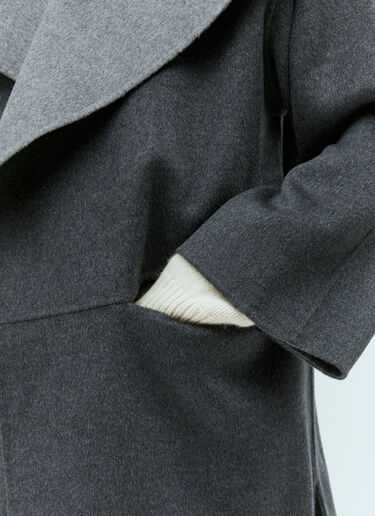 TOTEME Two-Tone Signature Wool And Cashmere Coat Grey tot0255014