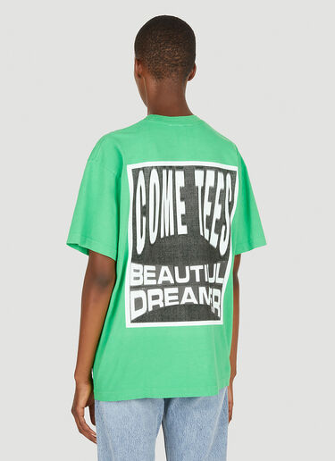 Come Tees Who Am I Raver T-Shirt Green com0349002