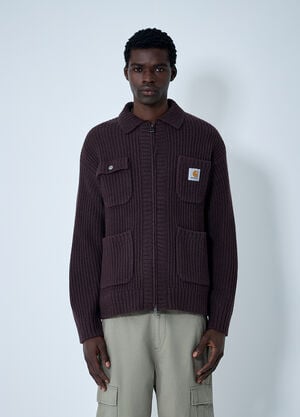 Carhartt WIP Chore Knit Cardigan Brown wip0162005