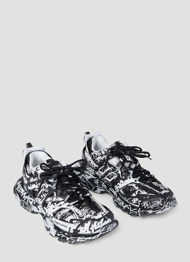 Balenciaga Graffiti Track Sneakers Black bal0152010