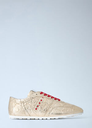 Marni Logo Sports Sneakers Gold mni0265020