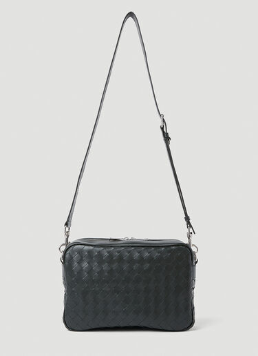 Bottega Veneta Intrecciato Crossbody Bag Dark Green bov0153037