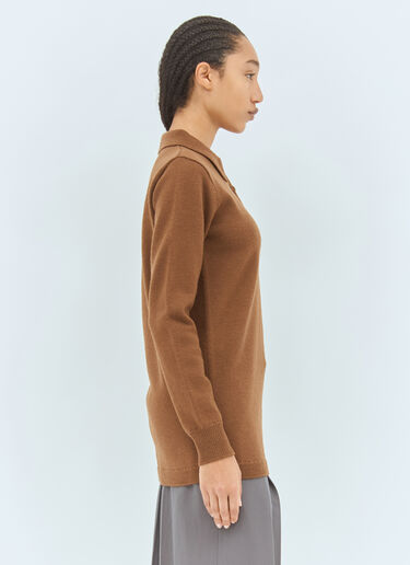 Dries Van Noten Polo Sweater Brown dvn0258026