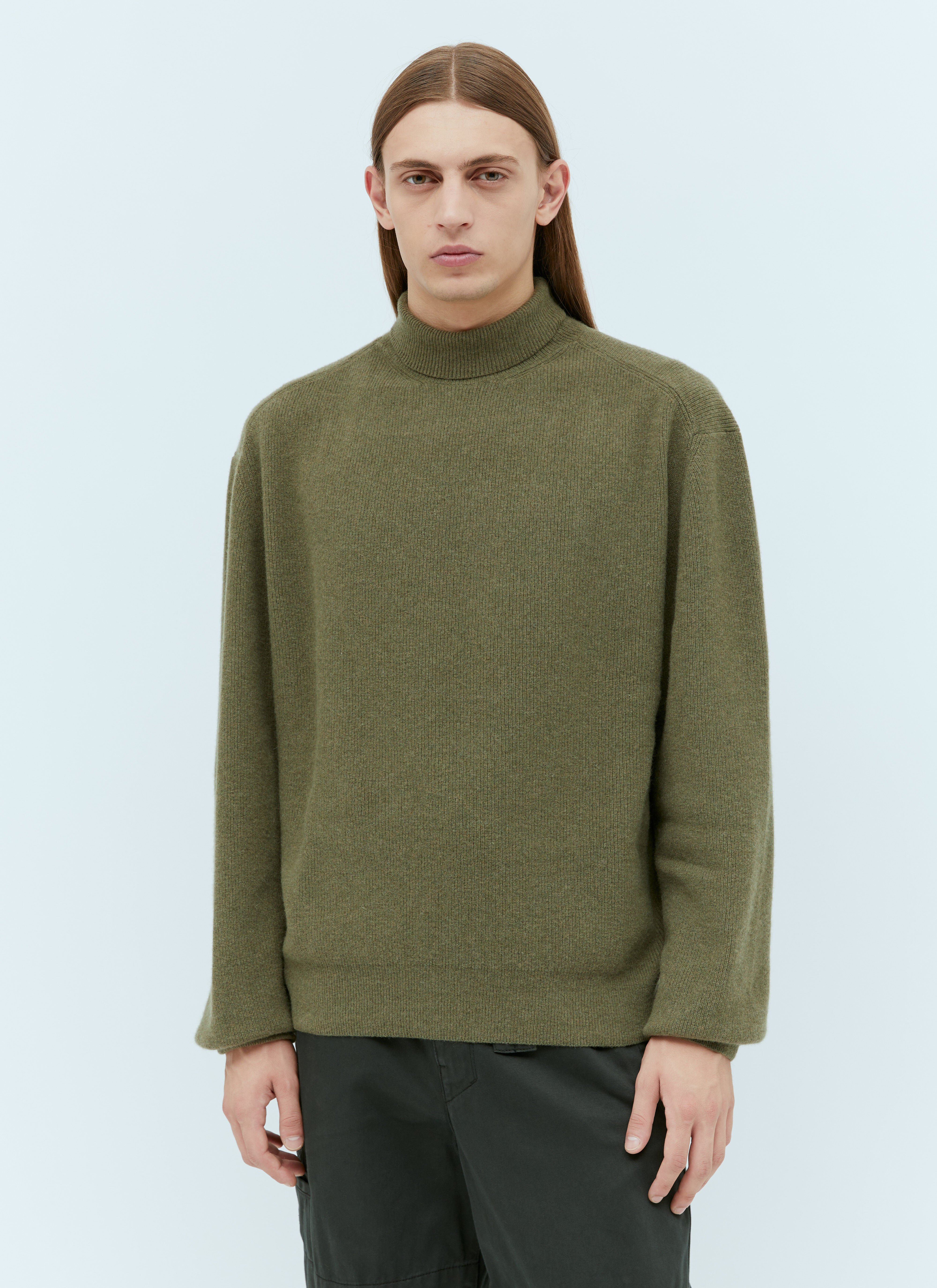 Lemaire Roll Neck Sweater Grey lem0156007