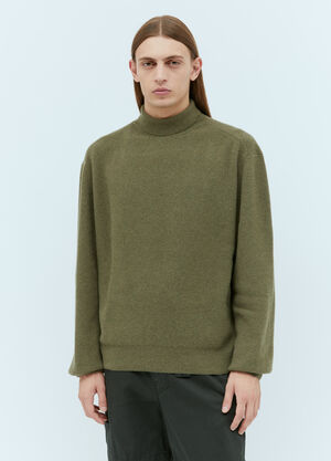 Lemaire Roll Neck Sweater Grey lem0156007
