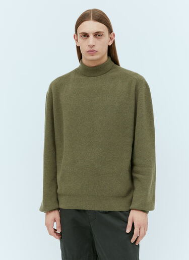 Lemaire Roll Neck Sweater Green lem0154010