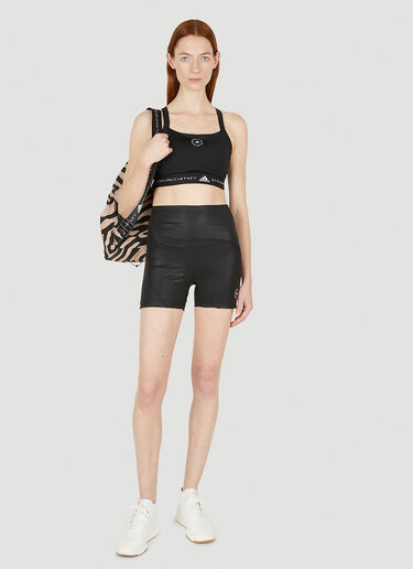 adidas by Stella McCartney ロゴスポーツショーツ ブラック asm0248008