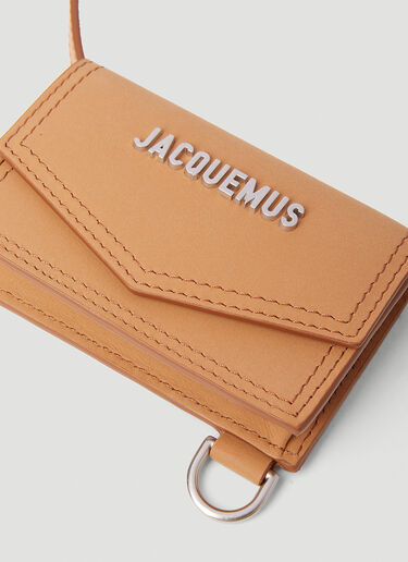 Jacquemus 르 포르트 아쥐르 파우치 브라운 jac0151034