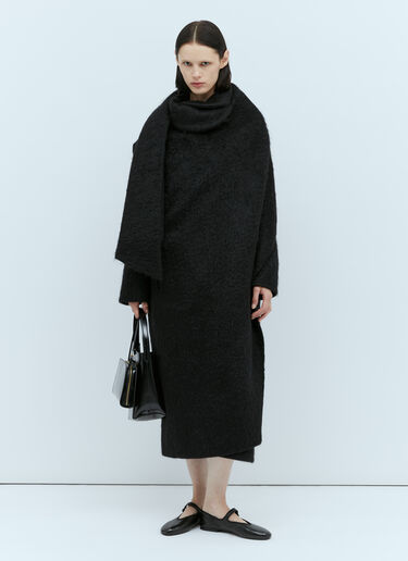 The Row Orlando Wool Coat Black row0253025