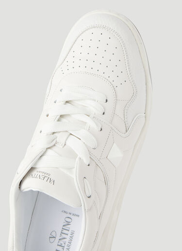 Valentino One-Stud Low-Top Sneakers White val0145064
