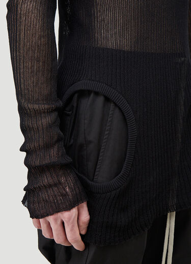 Rick Owens Membrain Knit Sweater Black ric0143024