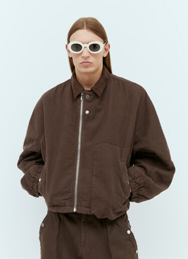 Les Lunettes Pralu サングラス Jacquemus Les Lunettes Pralu サングラス ホワイト jas0354002