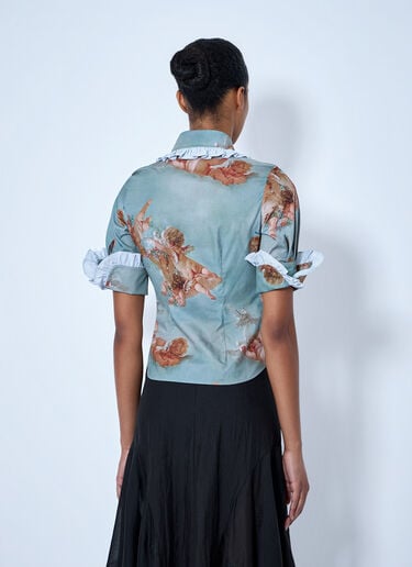 LN-CC® - Vivienne Westwood: 툴루즈 프릴 셔츠 - 연한 블루 Vivienne Westwood 툴루즈 프릴 셔츠 연한 블루 vvw0265011