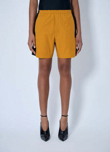LN-CC® - Saint Laurent: Elasticated Waist Shorts - Orange Saint Laurent Elasticated Waist Shorts Orange sla0263017