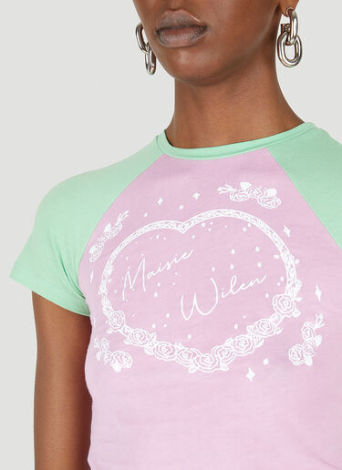 Maisie Wilen Slinky Two-Tone T-Shirt Pink/Green mwn0247004