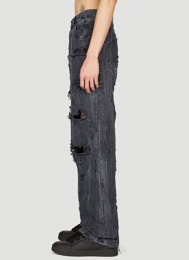 Dolce & Gabbana Distressed Denim Jeans Black dol0154006
