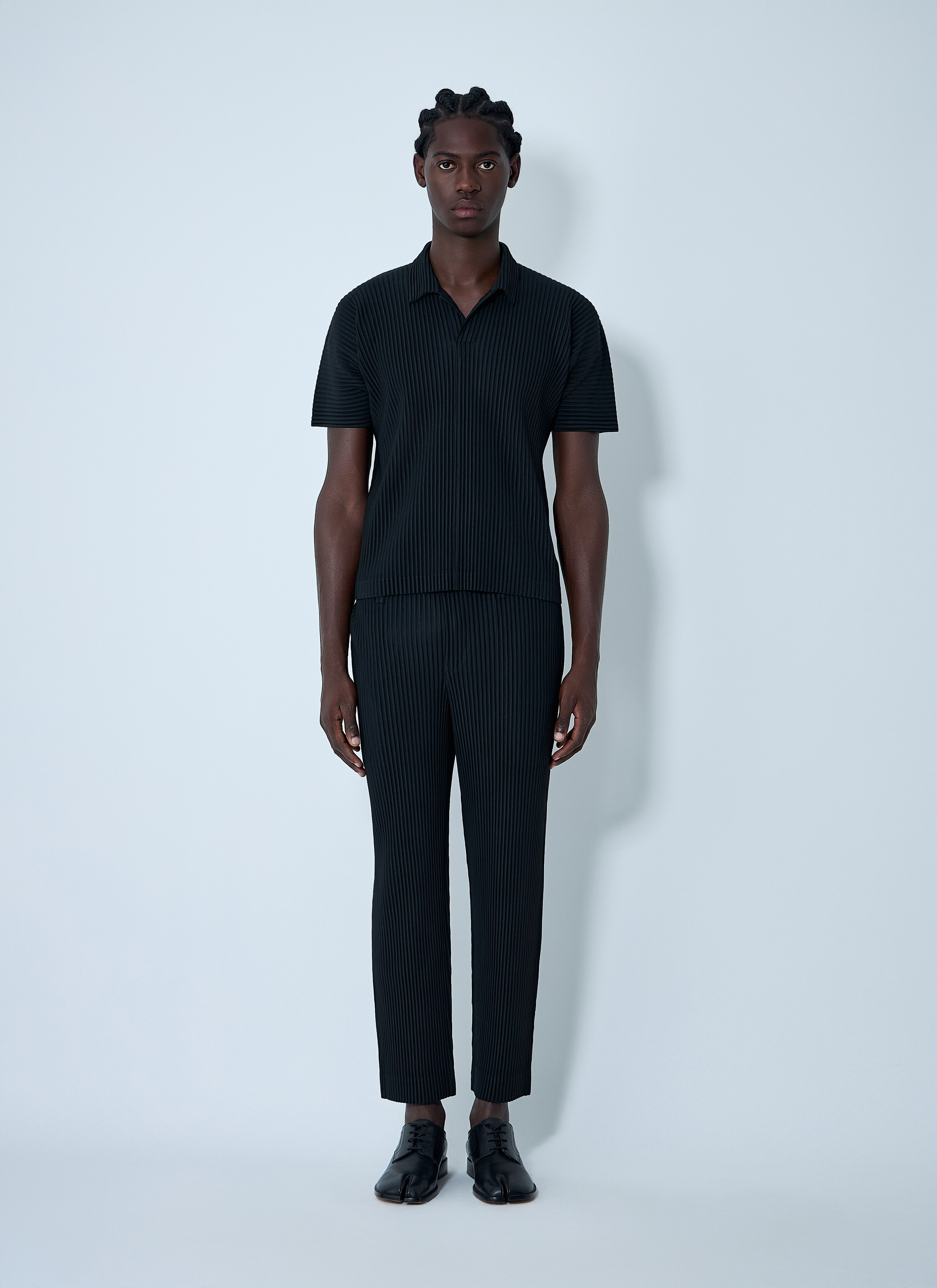 Homme Plissé Issey Miyake Men's' Pleated Pants in Black | LN-CC®