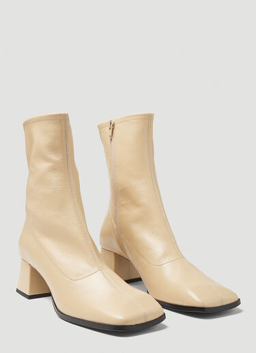 BY FAR Malik Ankle Boots Beige byf0246021