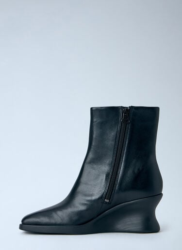 LN-CC® - Camper: Louise Wedge-Heel Ankle Boots - Black Camper Louise Wedge-Heel Ankle Boots Black cim0266025
