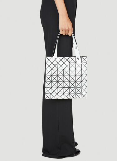 Bao Bao Issey Miyake 프리즘 폴라리제이션 토트 백 화이트 bao0253005
