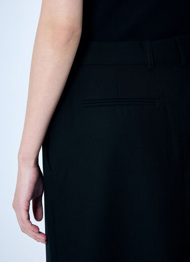 TOTEME Low-Waist Straight Skirt Black tot0259037