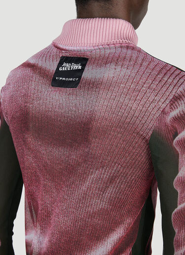 Trompe L'Oeil Sweater Y/Project x Jean Paul Gaultier Trompe L'Oeil Sweater Pink ypg0152001