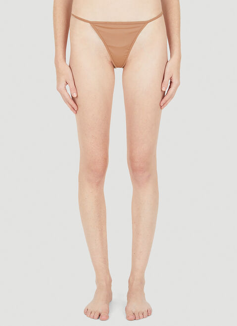 Guess USA Logo Plaque Thong Black gue0254006