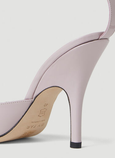 BY FAR Eliza Patent Heel Pumps Lilac byf0251029