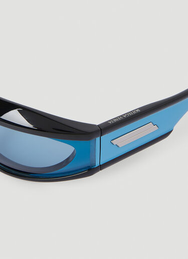 Wrap Around Sunglasses Bottega Veneta Wrap Around Sunglasses Blue bov0352004