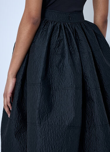 Cecilie Bahnsen CBdaphne Skirt Stria Matelasse Black cec0264005