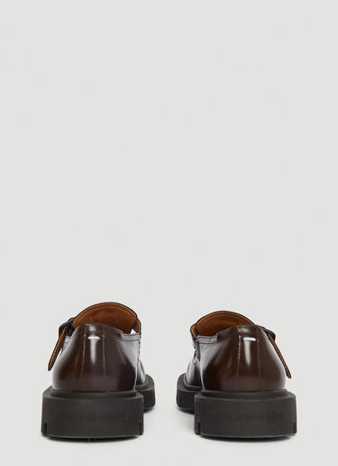 Maison Margiela Monk Shoes Dark Brown mla0146053