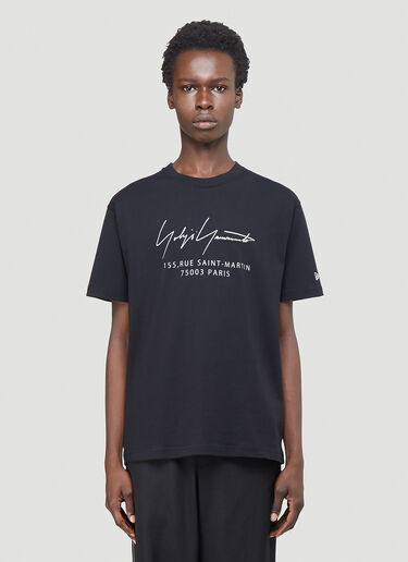 Yohji Yamamoto Logo T-Shirt Black yoy0142013