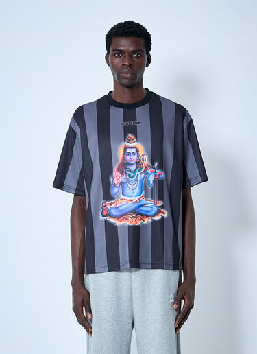 Awake NY ロゴモチーフTシャツ ブラック awk0160012