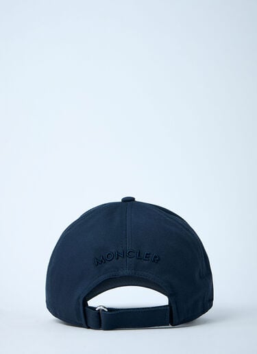 Moncler Logo Motif Baseball Cap Navy mon0161026