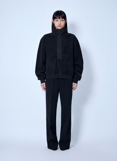 LN-CC® - Entire Studios: System Half Zip Fleece - Black Entire Studios System Half Zip Fleece Black ent0366003