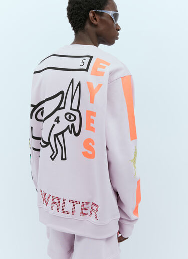 Colors By Numbers Sweatshirt Walter Van Beirendonck Colors By Numbers Sweatshirt Lilac wlt0154012