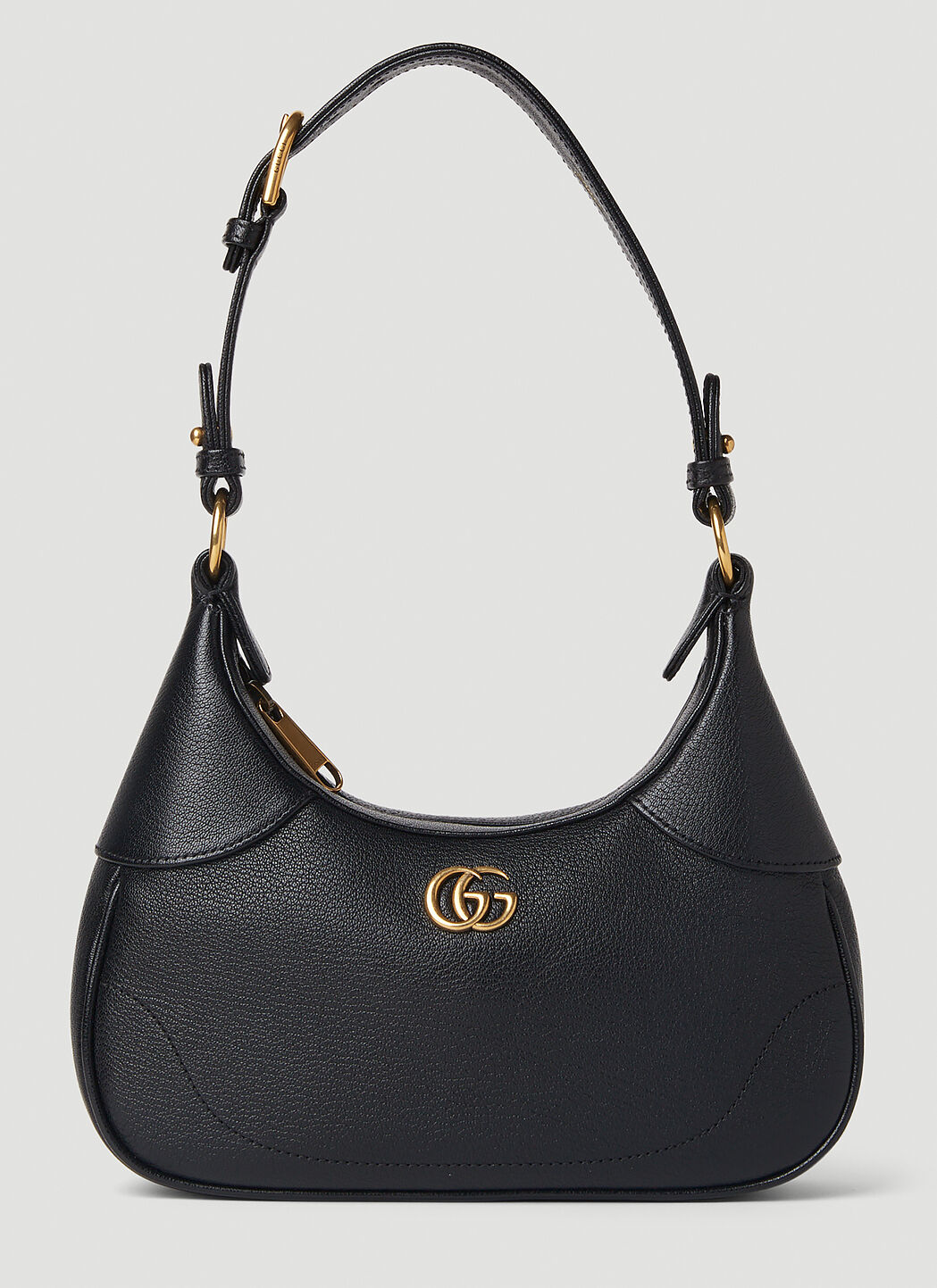 Gucci black store leather hobo