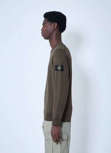 Stone Island 徽标图案运动衫  绿色 sto0160048