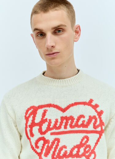 로우 고지 니트 스웨터 Human Made 로우 고지 니트 스웨터 베이지 hmd0156018