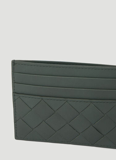 Intrecciato Leather Cardholder Bottega Veneta Intrecciato Leather Cardholder Grey bov0154023