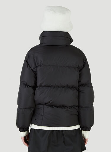 Prada Recycled-Nylon Down Jacket Black pra0245042