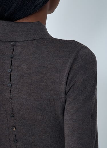 Le 美利奴 Polo 衫 Jacquemus Le 美利奴 Polo 衫 深棕色 jac0262008