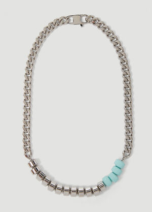 1017 ALYX 9SM Merge Candy Charm Necklace Silver aly0349005