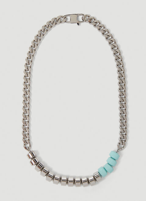 1017 ALYX 9SM Merge Candy Charm Necklace Grey aly0152002